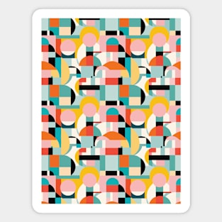 Bauhaus Geometric Pattern II Magnet